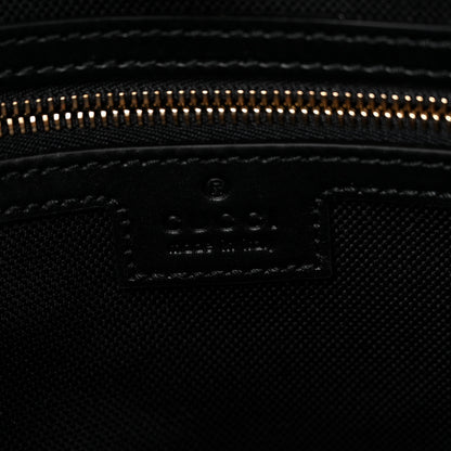 Gucci GG Calfskin Embossed Emblem Medium Shoulder Bag Black 6 of 10