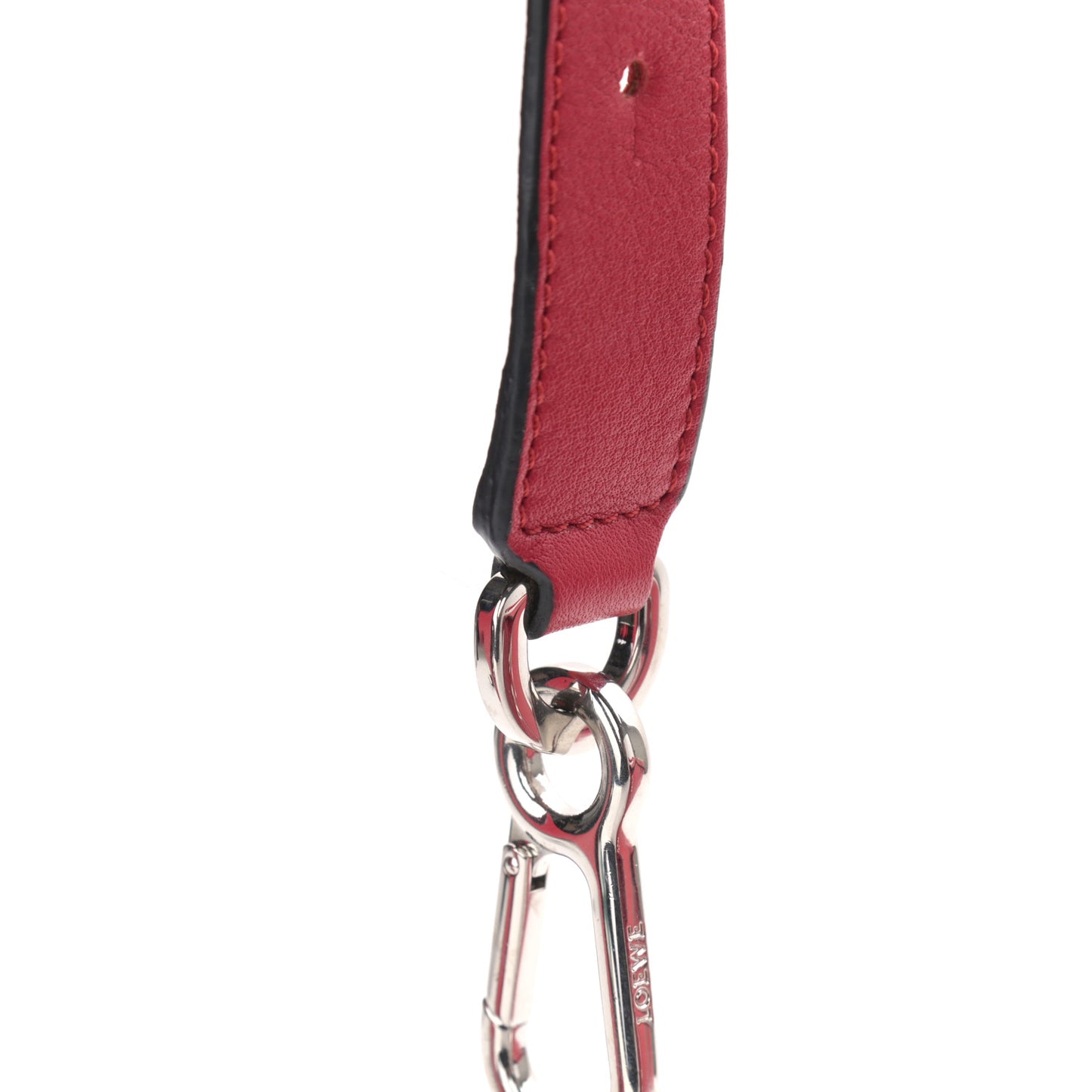 Calfskin Zipper Puzzle Bag Red