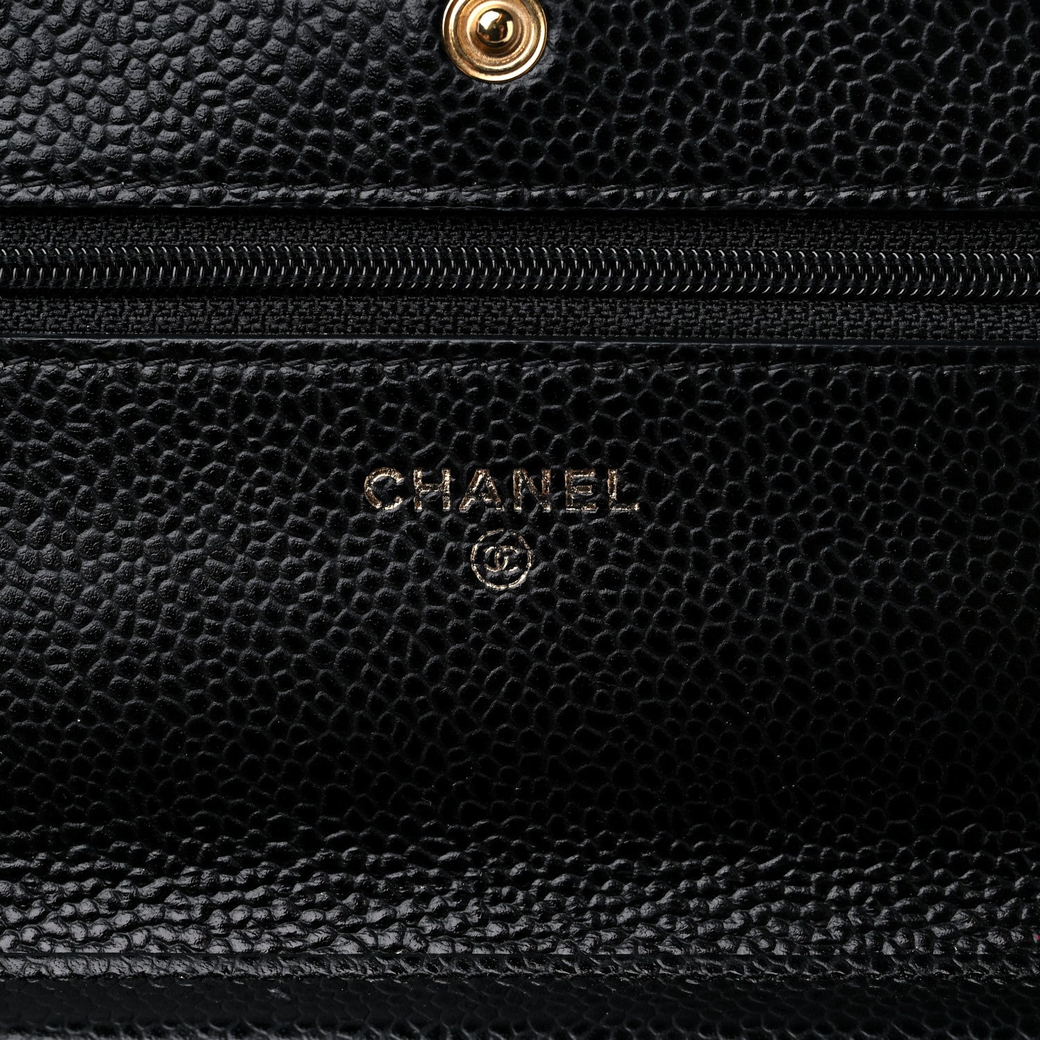 Chanel Caviar Quilted Wallet on Chain WOC Black 6 of 10