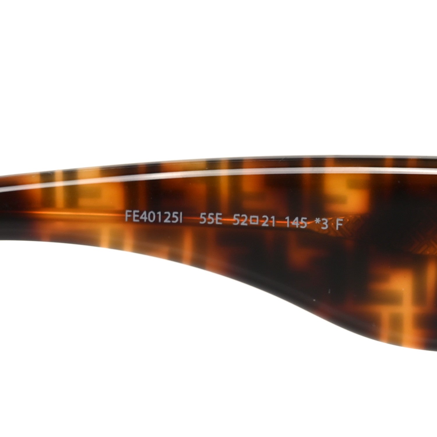 Fendi Acetate Fendi Roma Oval Sunglasses FE40125I Havana 6 of 6