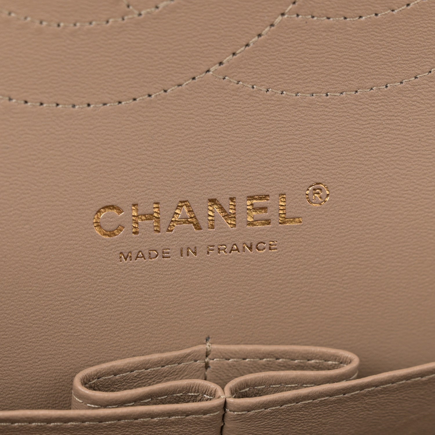 Chanel Caviar Quilted Jumbo Double Flap Dark Beige 6 of 13