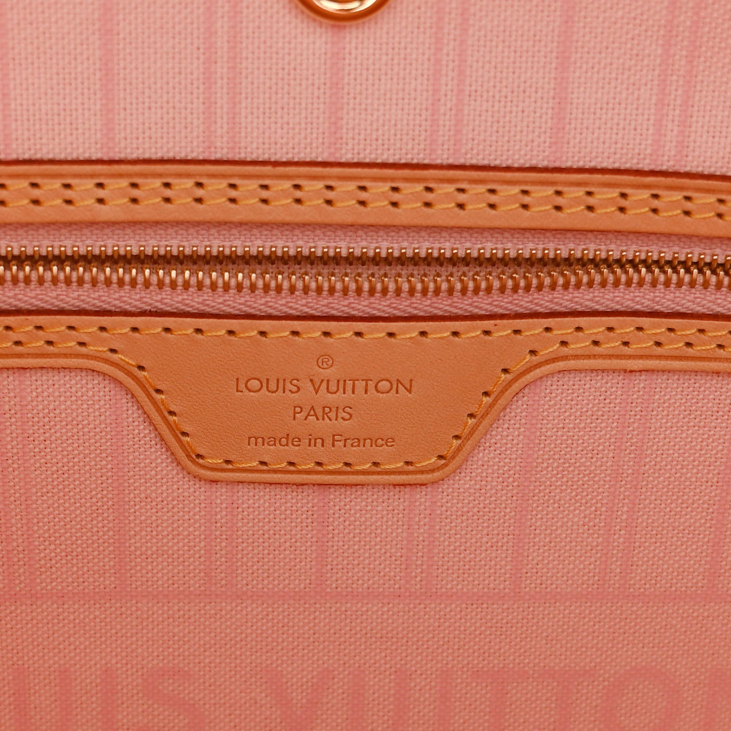 Damier Azur Neo Neverfull MM Rose Ballerine