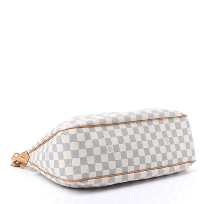 Louis Vuitton Damier Azur Siracusa MM 3 of 8