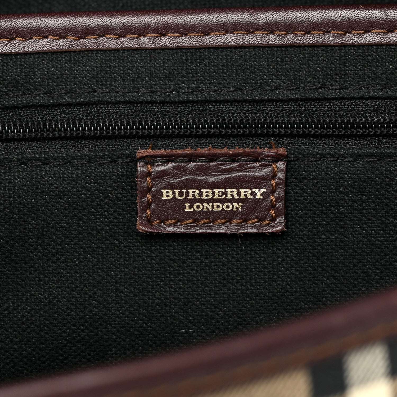 Burberry Haymarket Check Buckle Shoulder Bag Chocolate 5 of 14