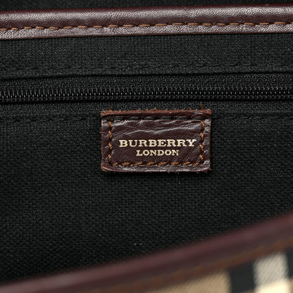 Burberry Haymarket Check Buckle Shoulder Bag Chocolate 5 of 14