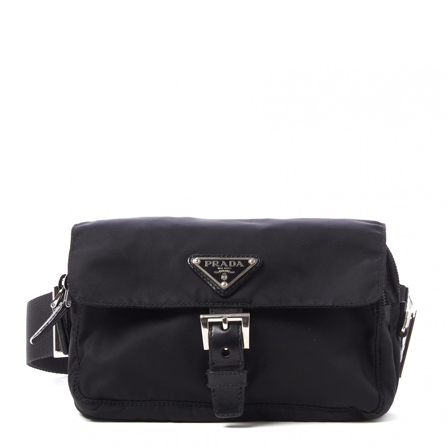 Prada Tessuto Nylon Belt Bag Black 1 of 7