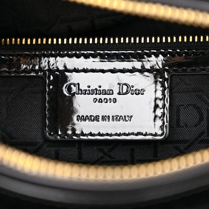 Christian Dior Patent Cannage Large Lady Dior Black 6 of 10