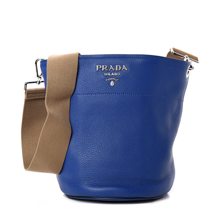 Prada Vitello Daino Bucket Royal 1 of 10