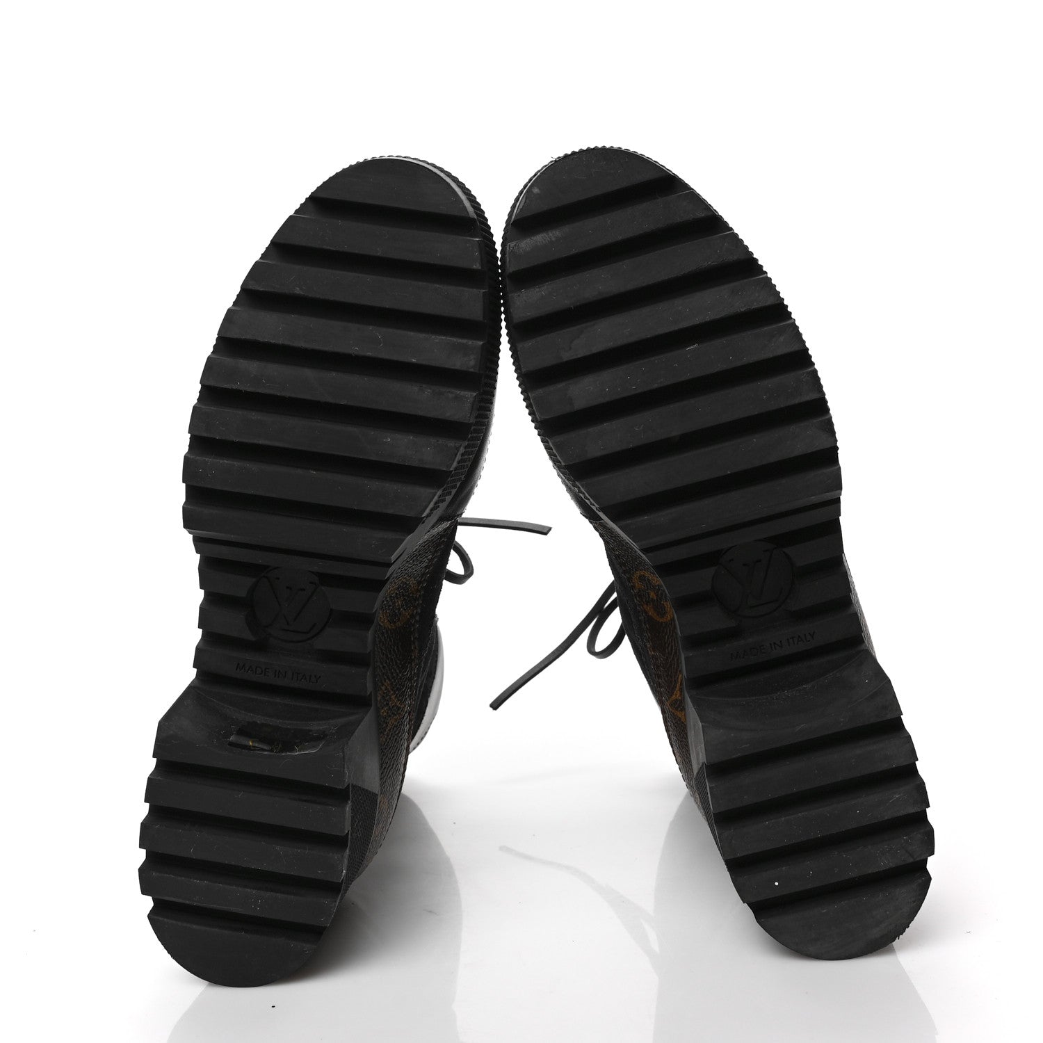 Louis Vuitton Suede Calfskin Monogram Laureate Platform Desert Boots 40 Black 5 of 6