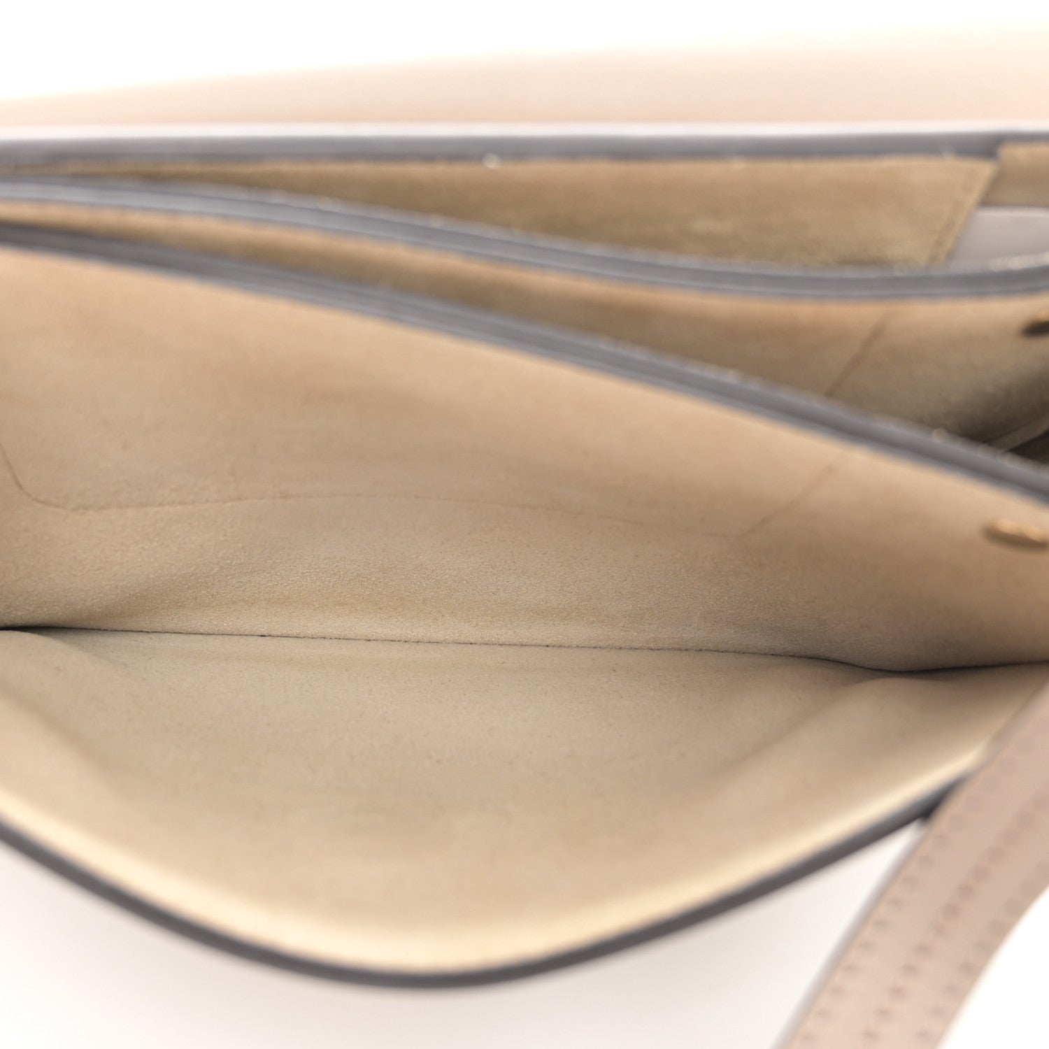 Chloe Suede Calfskin Small Faye Shoulder Bag Motty Grey 5 of 11