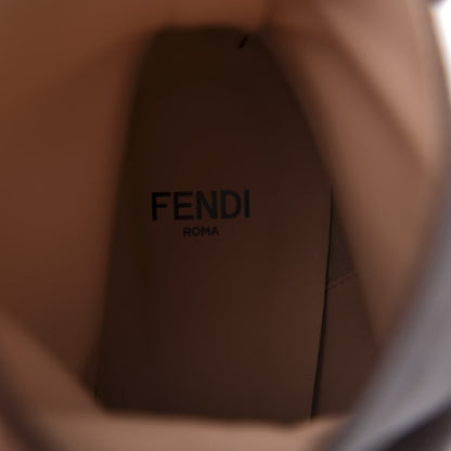 Fendi Lambskin FFreedom Ankle Boots 38.5 Brown 7 of 10