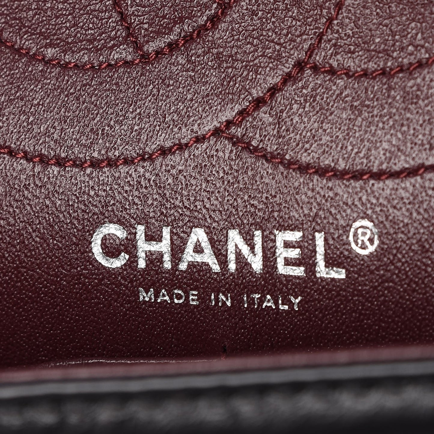 Aged Calfskin Quilted 2.55 Reissue 226 Flap Black