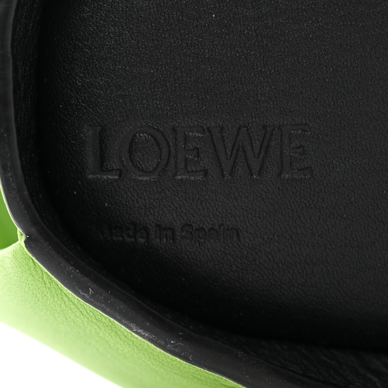 Loewe Calfskin Mini Elephant Crossbody Bag Apple Green 6 of 9