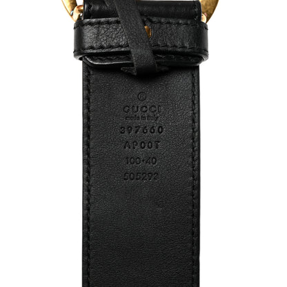 Gucci Calfskin Double G 40mm Belt 100 40 Black 5 of 5