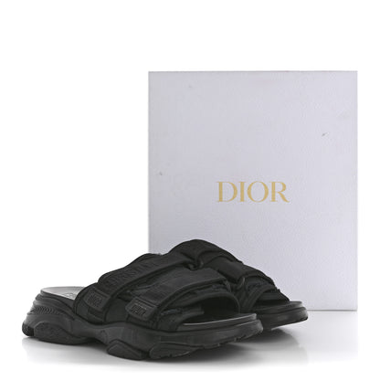 Christian Dior Technical Fabric Camouflage D-Wander Slide Sandals 40 Black 11 of 11