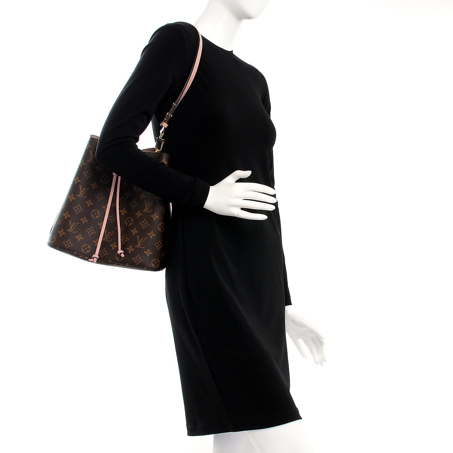 Louis Vuitton Monogram Neonoe MM Rose Poudre 2 of 9