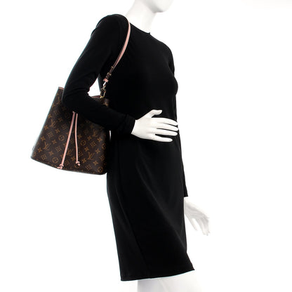 Louis Vuitton Monogram Neonoe MM Rose Poudre 2 of 9