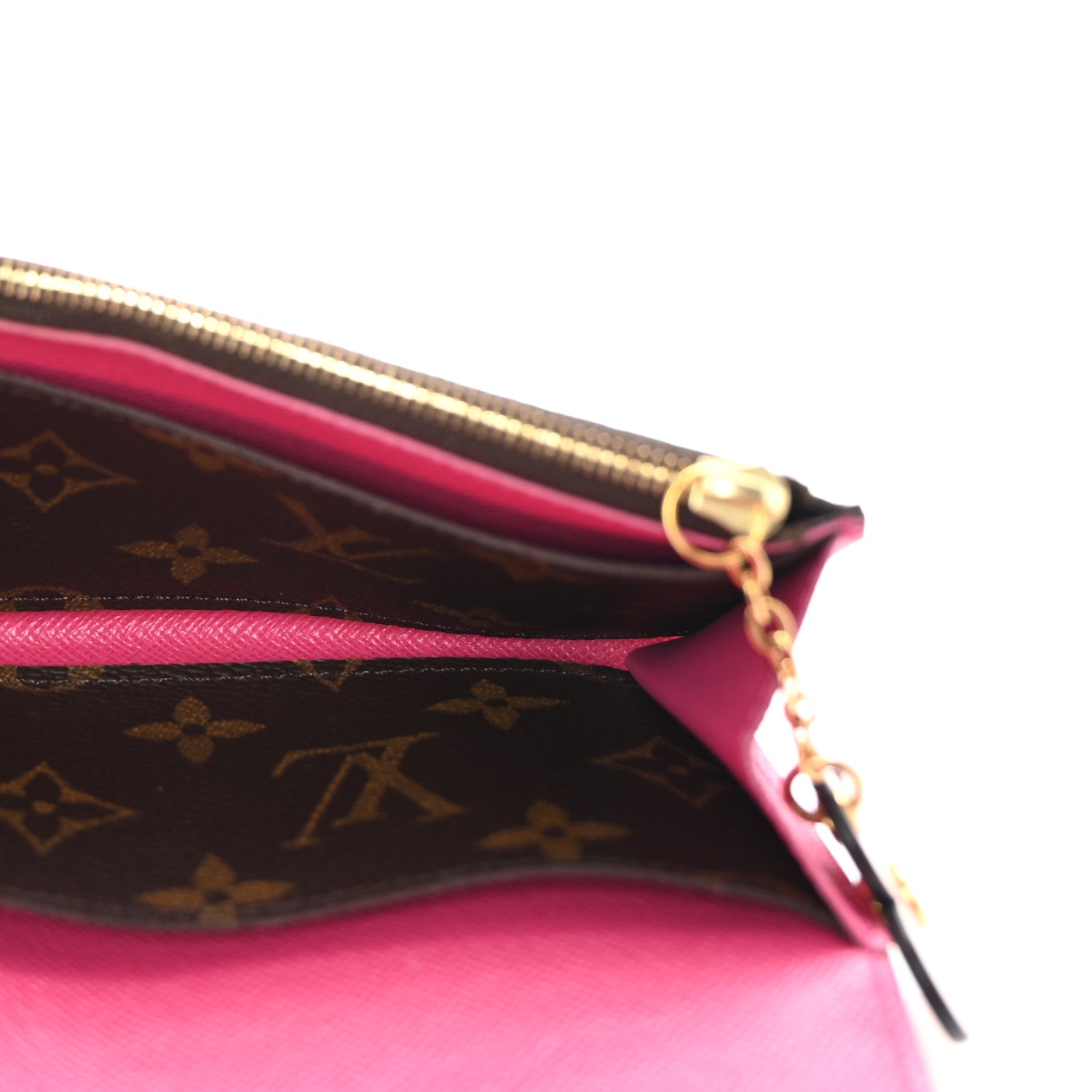 Louis Vuitton Monogram Bloom Flower Emilie Wallet Fuchsia 5 of 7
