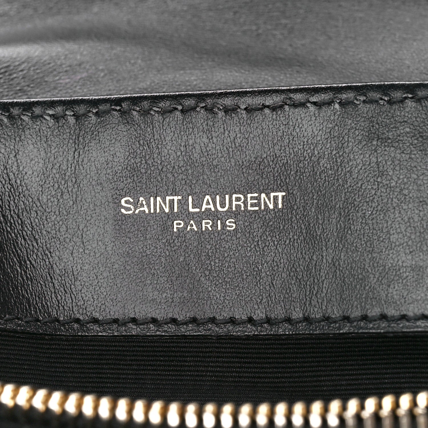 Saint Laurent Calfskin Y Quilted Monogram Small Loulou Chain Satchel Black 6 of 17