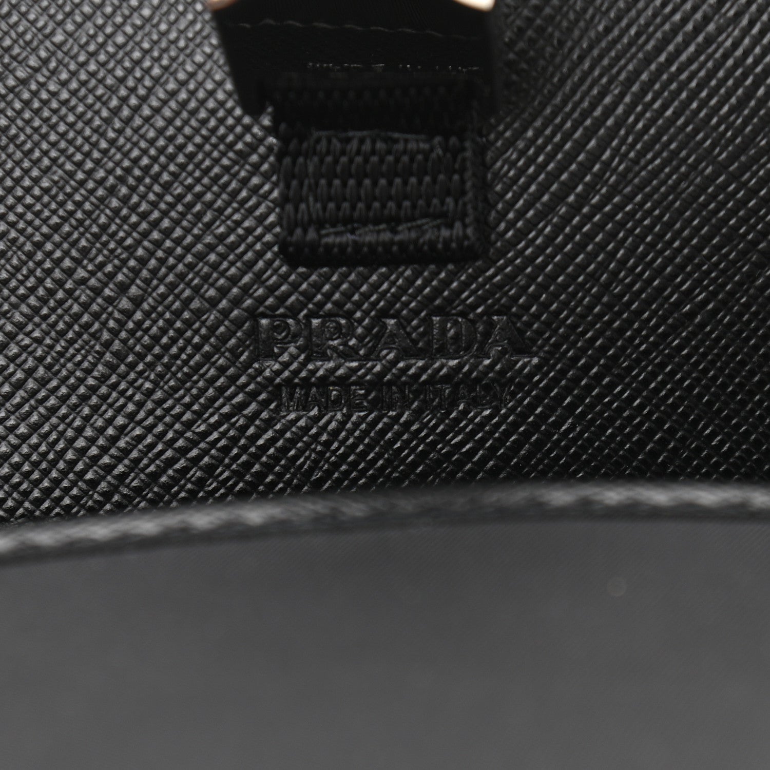 Prada Re-Nylon Saffiano Smartphone Case Crossbody Black 6 of 10