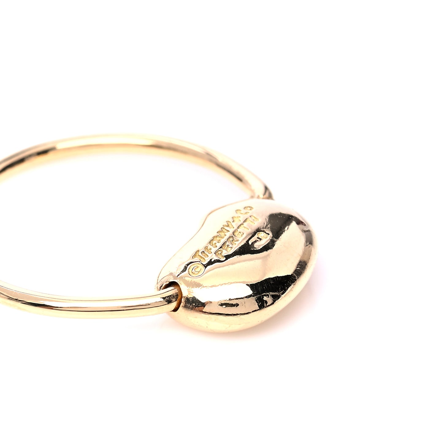 18K Yellow Gold Elsa Peretti Bean Ring 49 5