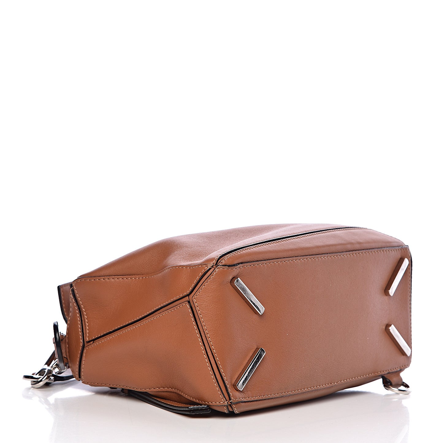 Calfskin Small Puzzle Bag Tan