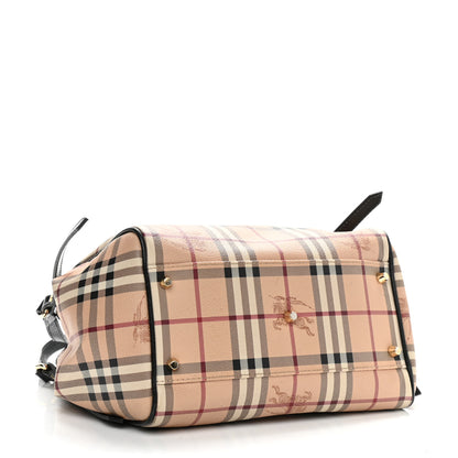 Burberry Haymarket Check Small Canterbury Tote Black 4 of 12