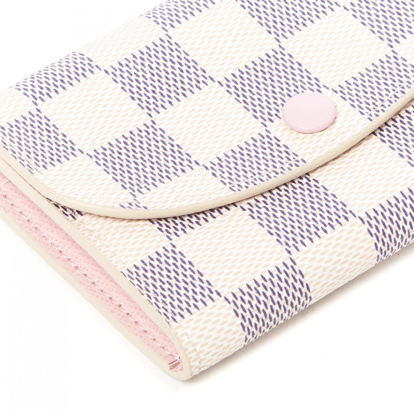Damier Azur Rosalie Coin Purse Rose Ballerine