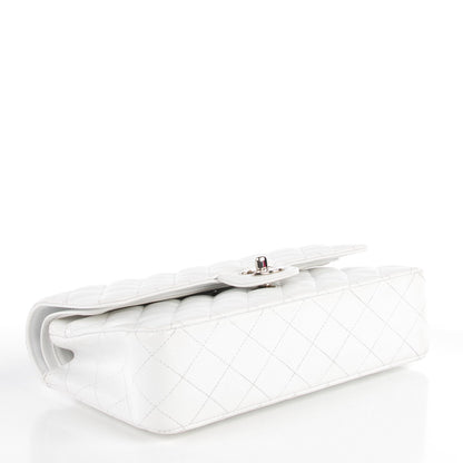Chanel Caviar Quilted Medium Double Flap White 4 of 7