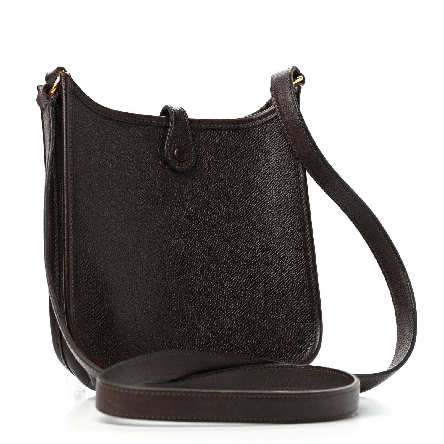 Hermes Epsom Evelyne TPM Chocolate 3 of 10