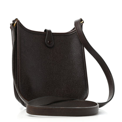 Hermes Epsom Evelyne TPM Chocolate 3 of 10