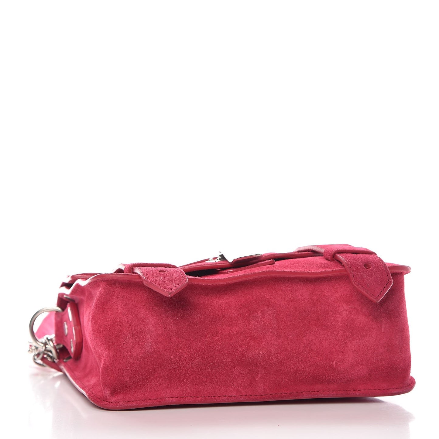 Suede PS1 Pouch Messenger Raspberry