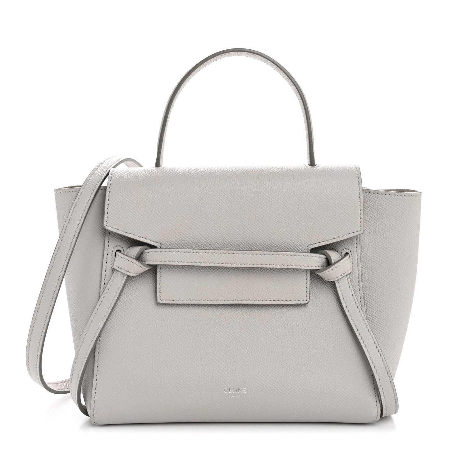 Grained Calfskin Nano Belt Bag Mineral