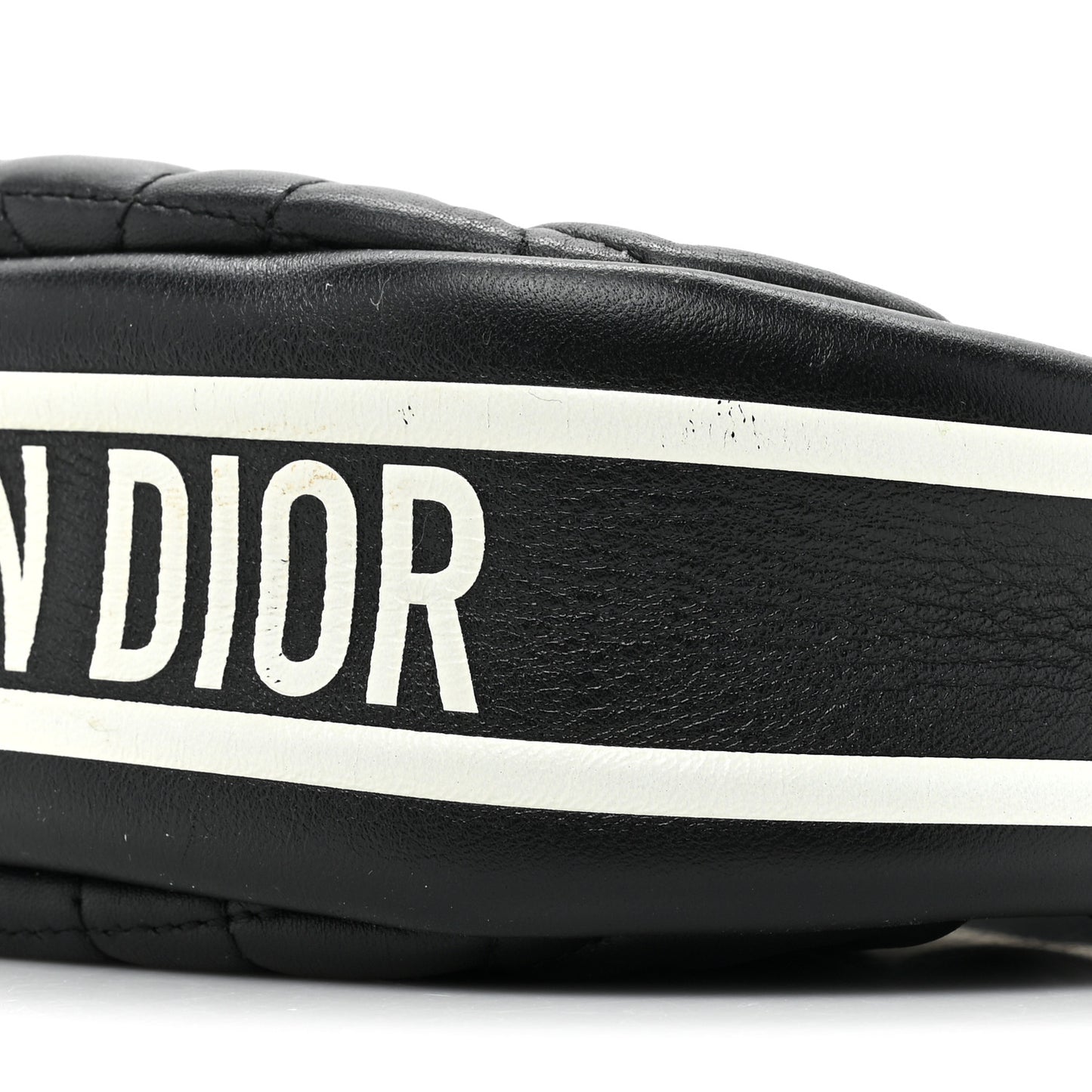 Lambskin Cannage Small Dior Vibe Hobo Bag Black