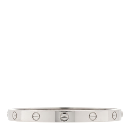 Cartier 18K White Gold LOVE Bracelet 17 1 of 5