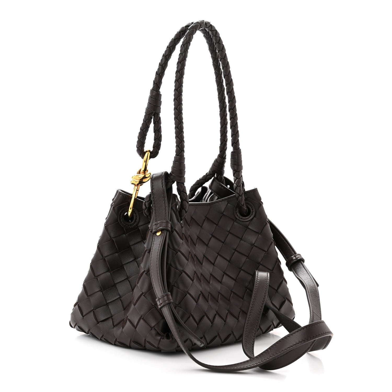 Bottega Veneta Nappa Intrecciato Small Parachute Shoulder Bag Fondant 3 of 9