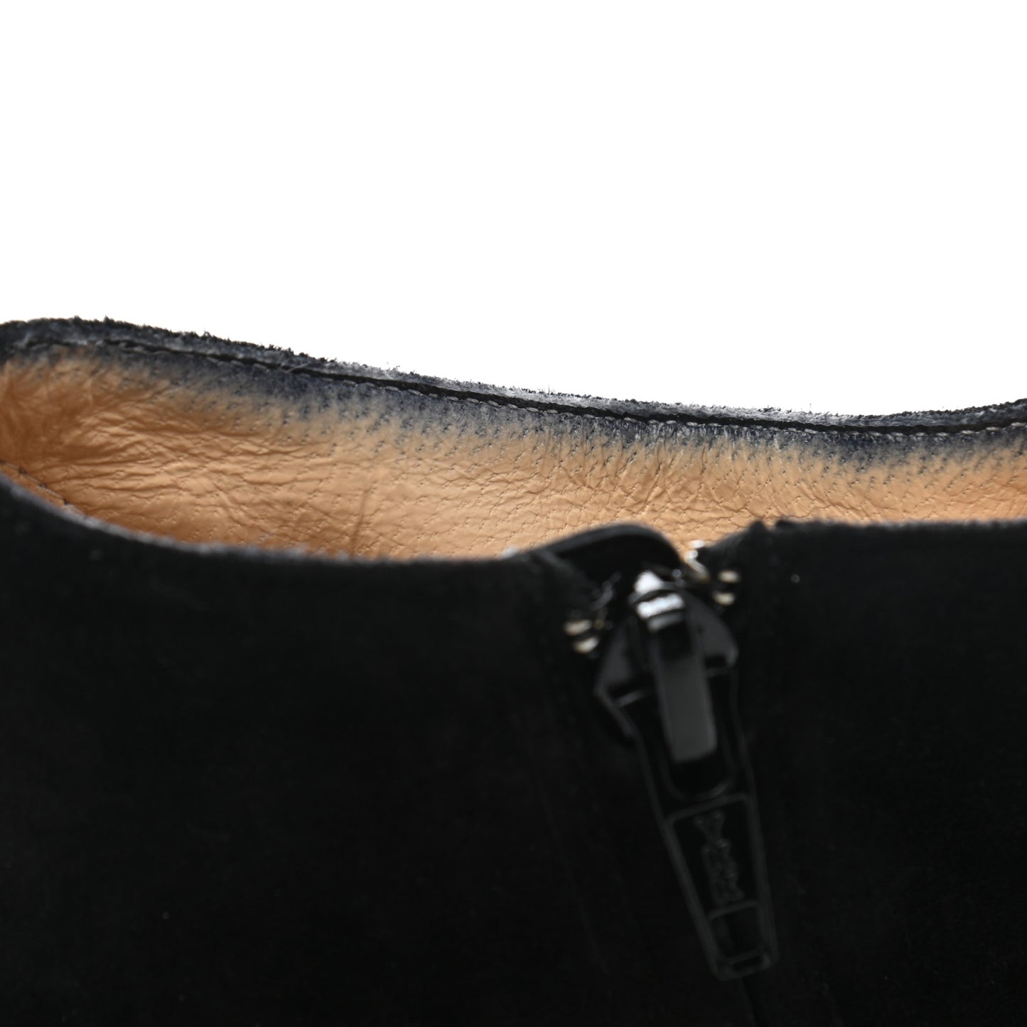 Suede Belle Zeppa 100 Wedge Ankle Boots 40.5 Black