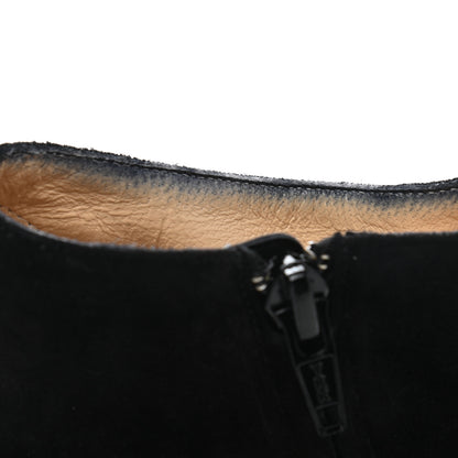 Christian Louboutin Suede Belle Zeppa 100 Wedge Ankle Boots 40.5 Black 8 of 13