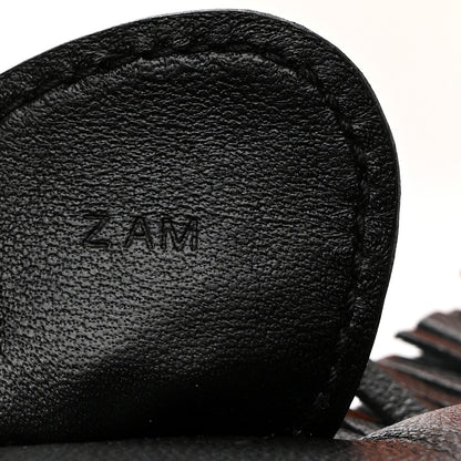 Hermes Milo Lambskin Matte Alligator Touch Grigri Rodeo Horse Bag Charm MM So Black 3 of 5