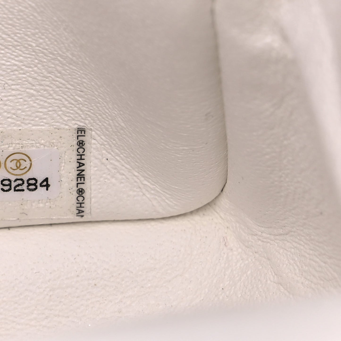 Lambskin Quilted Mini Rectangular Flap White