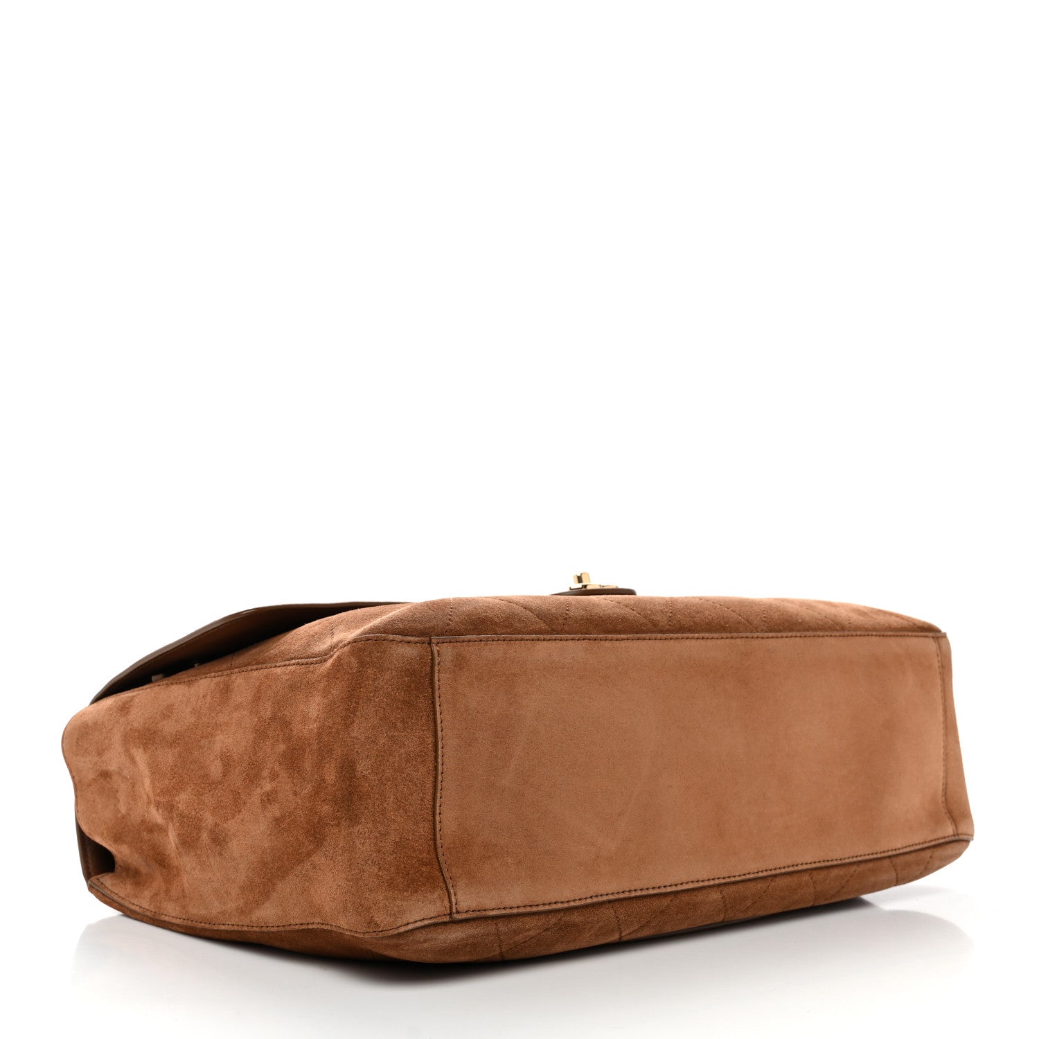 Chanel Suede Calfskin Souplissimo Maxi Flap Camel 4 of 10