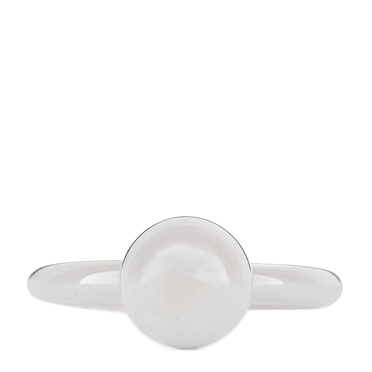 Tiffany Sterling Silver 8mm Hardwear Ball Ring 47 4.25 1 of 5