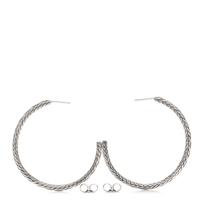 John Hardy Classic Chain Kepang Hoop Earrings 3 of 4