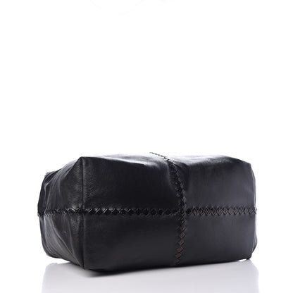 Bottega Veneta Cervo Intrecciato Brick Tote Black 4 of 9