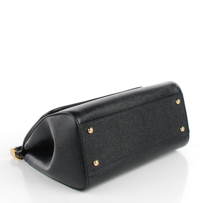 Dolce & Gabbana Dauphine Medium Miss Sicily Satchel Black 4 of 8