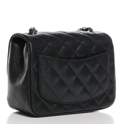 Chanel Caviar Quilted Mini Square Flap Black 3 of 9