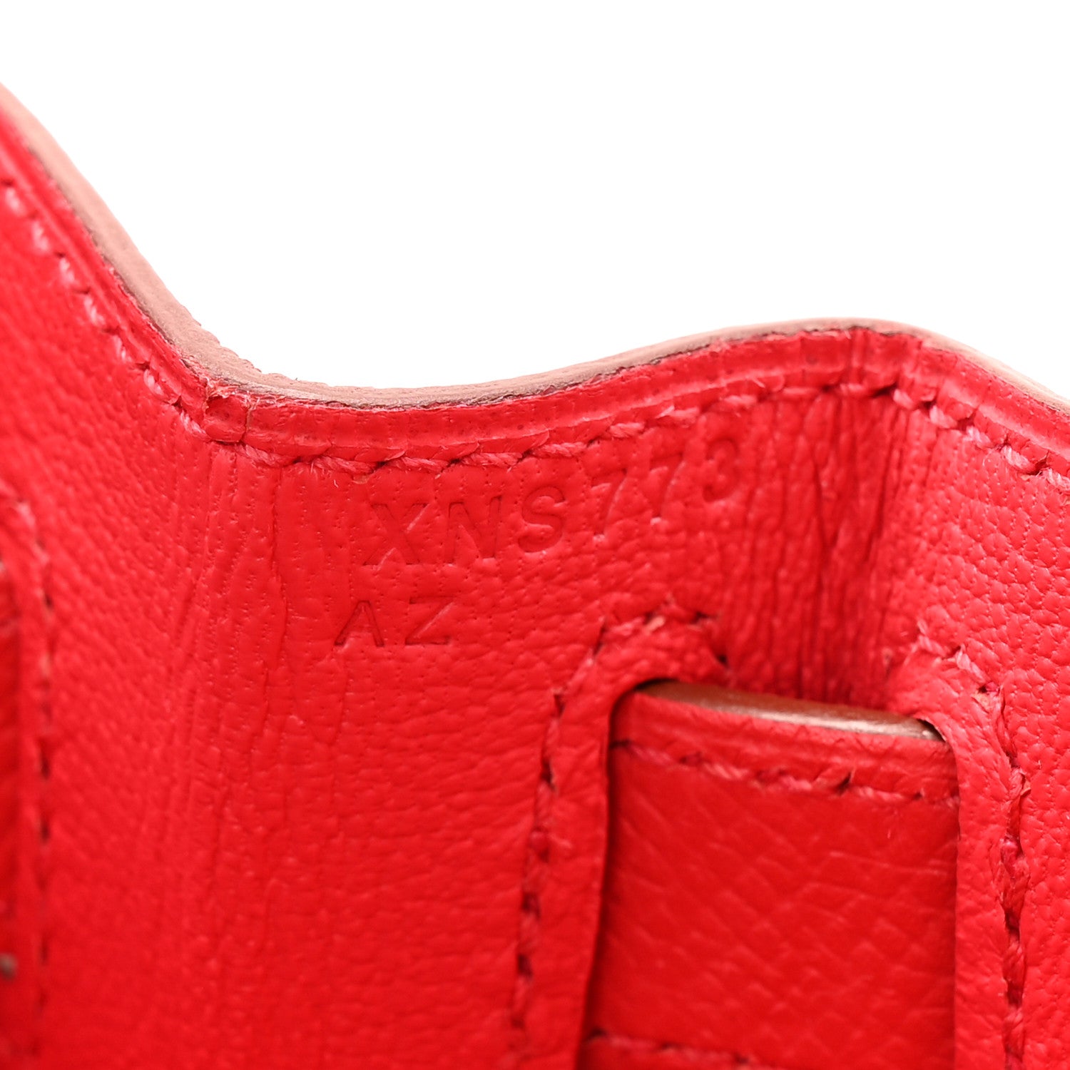 Hermes Epsom Kelly Sellier 28 Rouge Tomate 7 of 10
