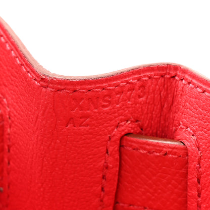 Hermes Epsom Kelly Sellier 28 Rouge Tomate 7 of 10