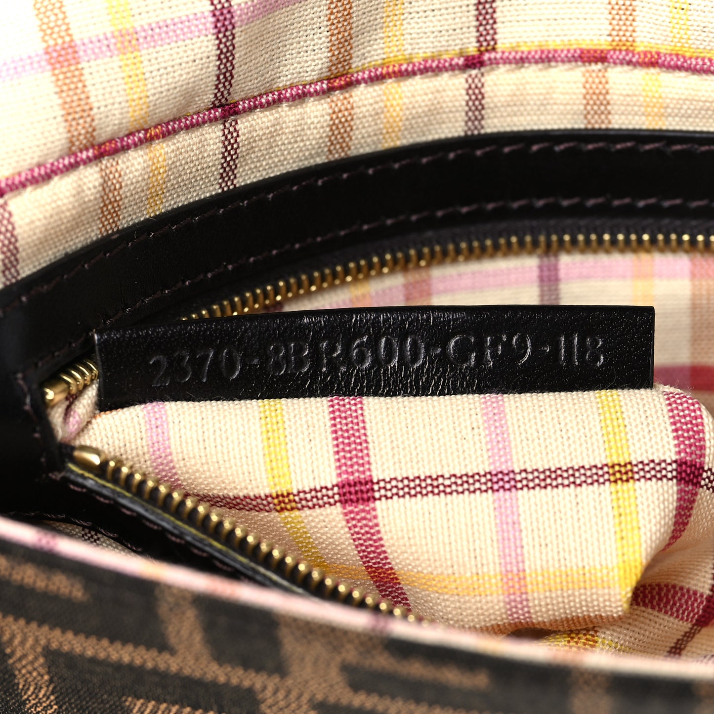Zucca Crystal Embellished Baguette Tobacco