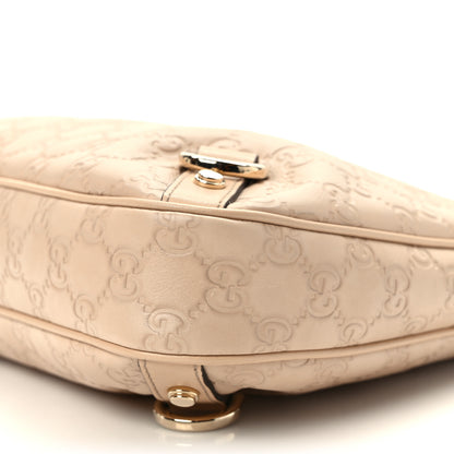 Gucci Guccissima Medium Abbey D Ring Hobo Beige 9 of 9